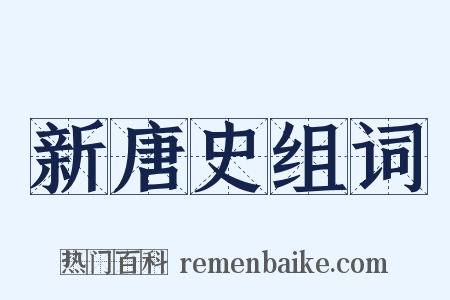 新唐史组词是什么意思的图片